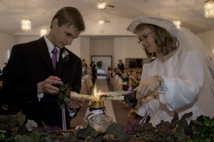 Lighing the Unity Lamp.